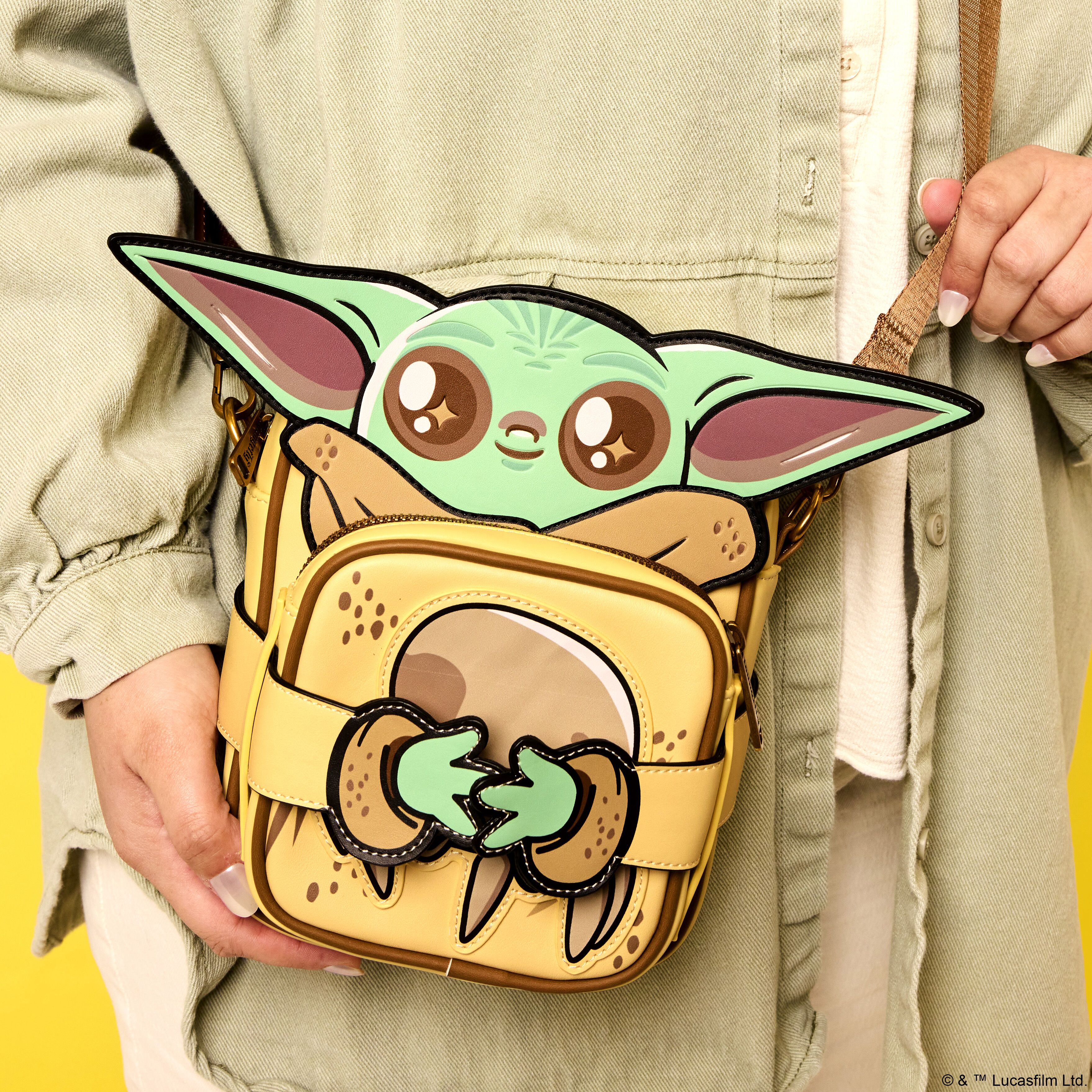 Buy C2E2 Limited Edition The Mandalorian Grogu Crossbuddies Cosplay Crossbody Bag with Coin Bag at Loungefly
